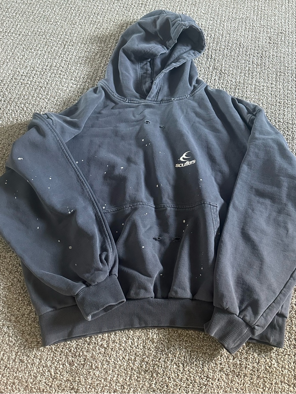 Scuffers paint splatter hoodie